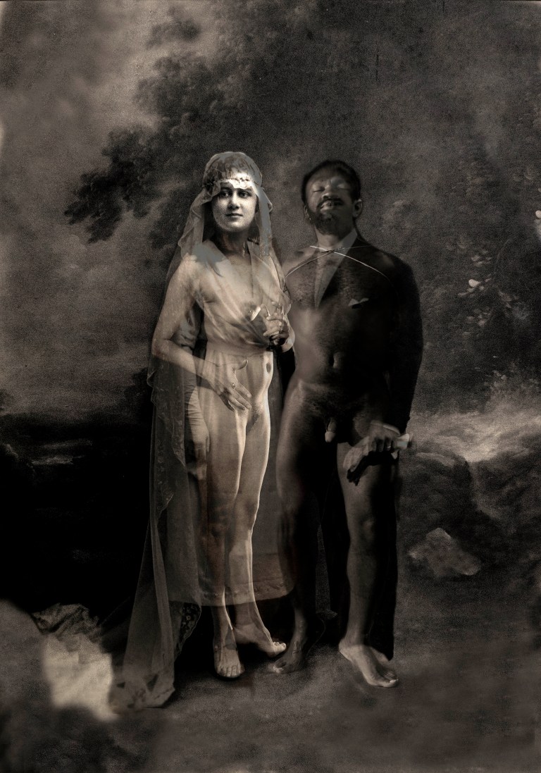 mariage avec Eric sepia