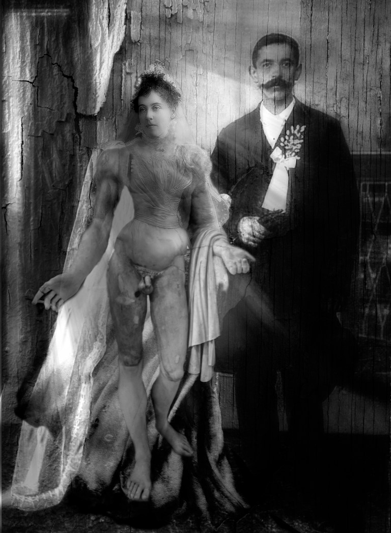 marié moustache noire 2